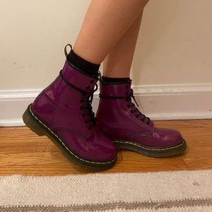 Puprle Vinyl Doc Martin’s